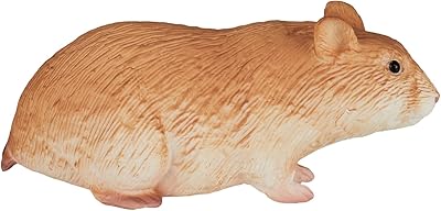 Figurine de hamster domestique réaliste mojo peinte à la main