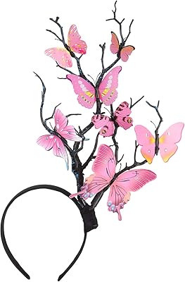 Chapeau bibi papillon chapeau monarque couronne coiffure d'halloween pour fête de thé