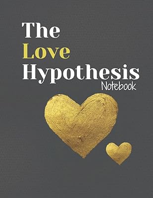 Cahier de notes ligné esthétique the love hypothesis pour hommes et femmes