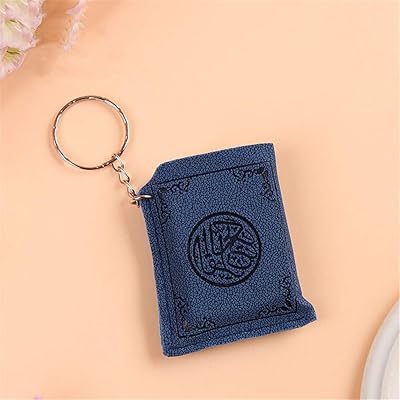 Joli porte-clés au design islamique pour le petit coran arabe, pendentif lisible