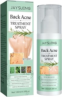 2pcs spray d'acné pour le dos et le corps à l'acide salicylique