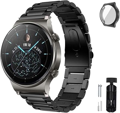Bracelet s-color gt2 pro compatible avec huawei gt2 pro, bracelet métallique en acier inoxydable pour bracelets de montre huawei, 22 mm. Diaytar : Vivez l'expérience du shopping malin
