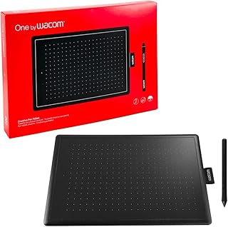 Tablette graphique wacom one by ctl-472/k0-cx petite taille 6" x 3,5"