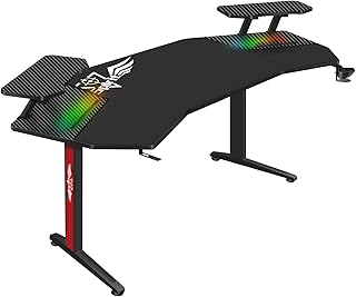 Table de jeu essie bureau surdimensionné avec support pour écran table d'ordinateur