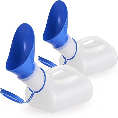 Oken urinoir de toilette portable unisexe pour hommes et femmes, bouteille avec couvercle