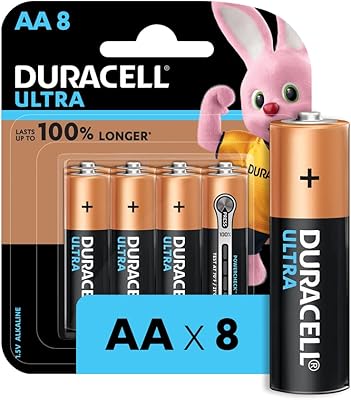 Pack de 8 piles duracell ultra alcalines de type aa 32054 pièces