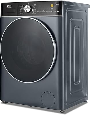Lave-linge à chargement frontal chiq 10 kg 16 types de nettoyage