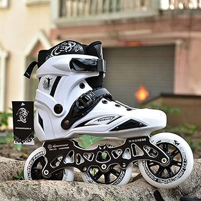 Patins à roues alignées pour débutants, taille réglable, pour garçons et filles, adultes
