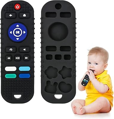 Jouets de dentition en silicone pour bébé jouets forme de télécommande tv