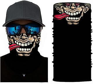 Masques amusants adko bandana cache-cou amusant pour adultes cagoule de plongée en apnée