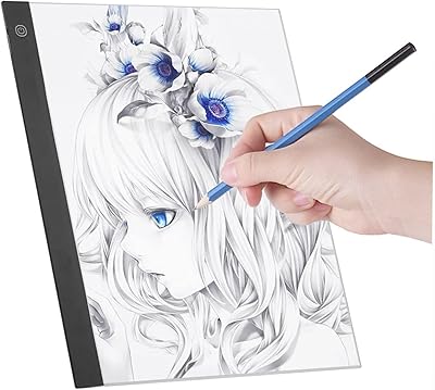Dispositif de traçage dessin tablette lumineuse led a3 avec 3 niveaux