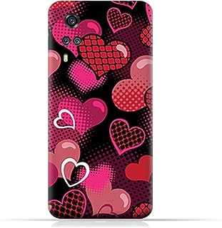 Coque en tpu à motif coeurs de saint-valentin amc design pour vivo y51