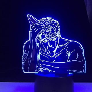 Veilleuse 3d anime sangwoo boys girls, veilleuse de chambre en acrylique pour la décoration