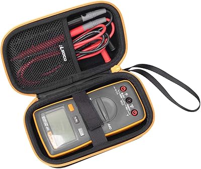 Étui rigide rlsoco pour multimètre numérique portable fluke 101/106/107