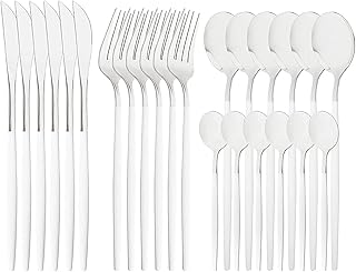Ensemble de couverts en argent 24 pièces fourchette cuillère et couteau