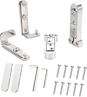 Charnière de porte dissimulée en 2 pièces, charnière de porte secrète plaquée zinc
