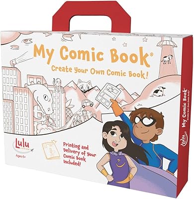 Kit de création de bandes dessinées lulu junior multicolore 7" x