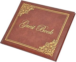 Livre d'or en vinyle fis gold, 64 feuilles fsl guest-01 superbe ligné, 260