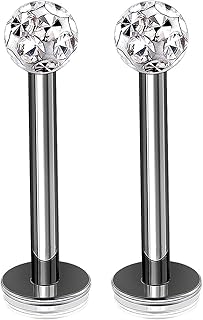 Ensemble de bijoux de piercing en titane g23 16g 16g, ensemble de bijoux