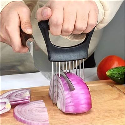 Trancheuse d'aliments et porte-oignons, outil auxiliaire de trancheuse d'aliments, trancheuse de légumes