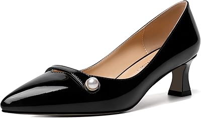 Rosroych femmes chaussures à enfiler à bout pointu, chaussures de bureau de fête