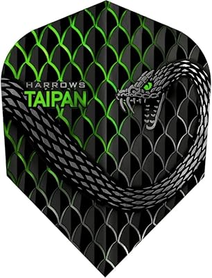 Harrows taipan | ailettes de fléchettes 100 microns, norme n° 6, plusieurs tailles
