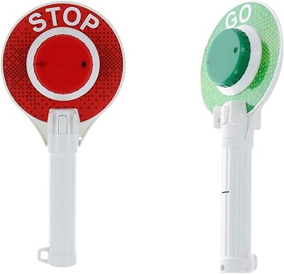 Panneau de signalisation giftexpress - panneau stop and go éclairé à la main