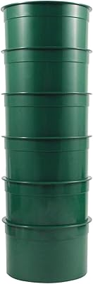 Ensemble de 6 passoires en métal doré asr outdoor, 6 pièces