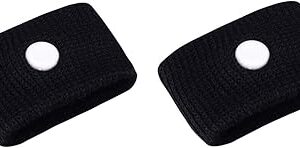 Bracelet anti-mal des transports, bracelets anti-nausées pour la grossesse, les nausées matinales, les voyages, les maladies, la voiture, l'hydravion, l'avion, l'acupression (noir). Diaytar : Acheter moins cher n'a jamais été aussi facile