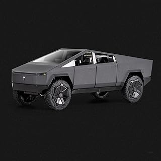 Jouet modèle de camion cybertruck à l'échelle 1:24 avec son et lumière, jouets