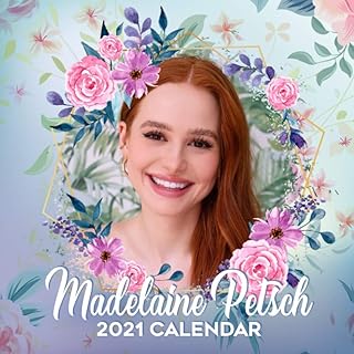 Calendrier madelaine petsch 2021 : calendrier mensuel 2021 avec madelaine petsch, 8,5\" x