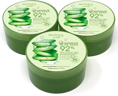 Bio aqua 92% extrait d'aloe vera hydratant et éliminant les taches d'acné