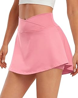 Jupe de tennis plissée avec poches pour femme, jupes de golf de sport