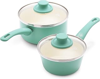 Batterie de cuisine en céramique green life soft grip, 1 litre et 2