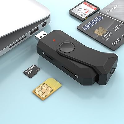Lecteur de carte mémoire 4 en 1 lecteur à puce usb rocketek
