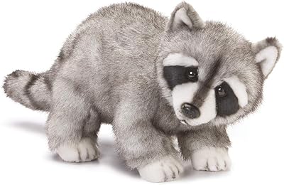 Jouet raton laveur en peluche nat & jules pour enfants, taille l