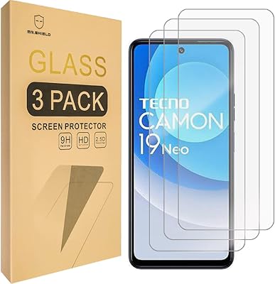 Mr. shield [3 pièces] protecteur d'écran conçu pour tecno camon 19