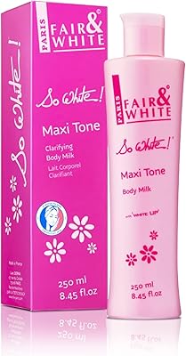 Lait nettoyant pour le corps fair & white max tone à l'hydroquinone 1,9%