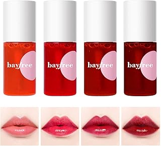 Ensemble de teintures à lèvres 4 couleurs, kit de rouge à lèvres liquide