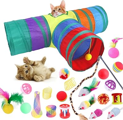 Ensemble de jouets pour chaton wolii pack chats d'intérieur interactifs avec balles