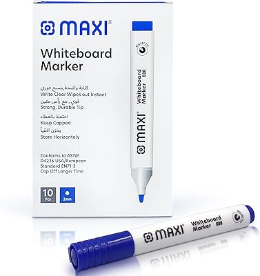 Pack de 10 marqueurs pour tableau blanc à pointe pointue, excellents marqueurs effaçables