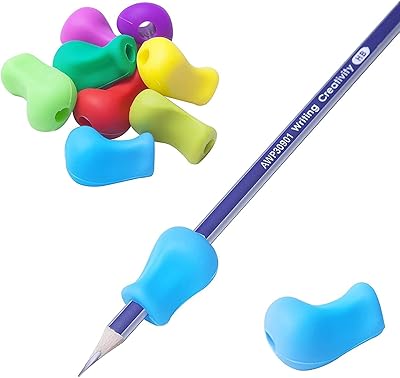 Elviagood kids pencil grips - paquet de 10 poignées de crayon pour enfants