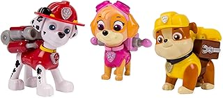 Ensemble de figurines pop paw patrol 3 pièces marshall, skye et rubble