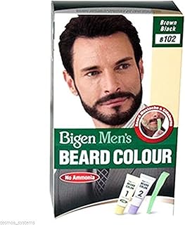 Teinture barbe bigen pour homme, marron et noir b102, lot de 1