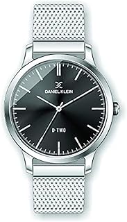 Montre à quartz pour homme daniel klein, affichage analogique et bracelet en acier