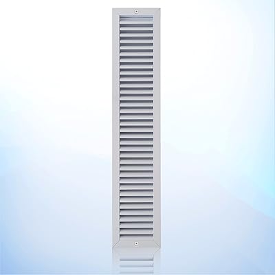 Grille de retour extérieure en aluminium résistante aux intempéries pour chauffage ventilation