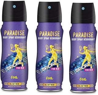 Paquet de 3 déodorants pour le corps biellatm paradise cool women avec hydratant