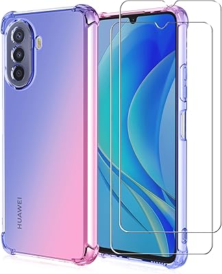Coque pour réseau huawei nova y70 / y70 plus 4g avec protecteur d'écran