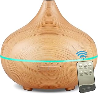 Diffuseur d'huiles essentielles de 550 ml avec 2 sorties de brume et 4