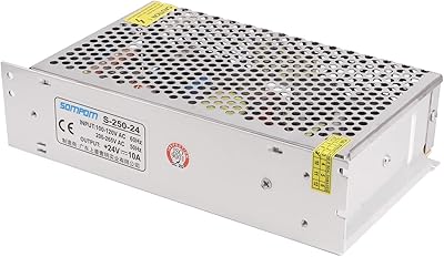 Adaptateur ac/dc 24v 10a 240w dc, pilote de convertisseur pour lampadaires led, etc.